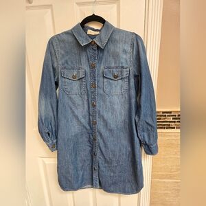 Vince Camuto Blue Denim Dress